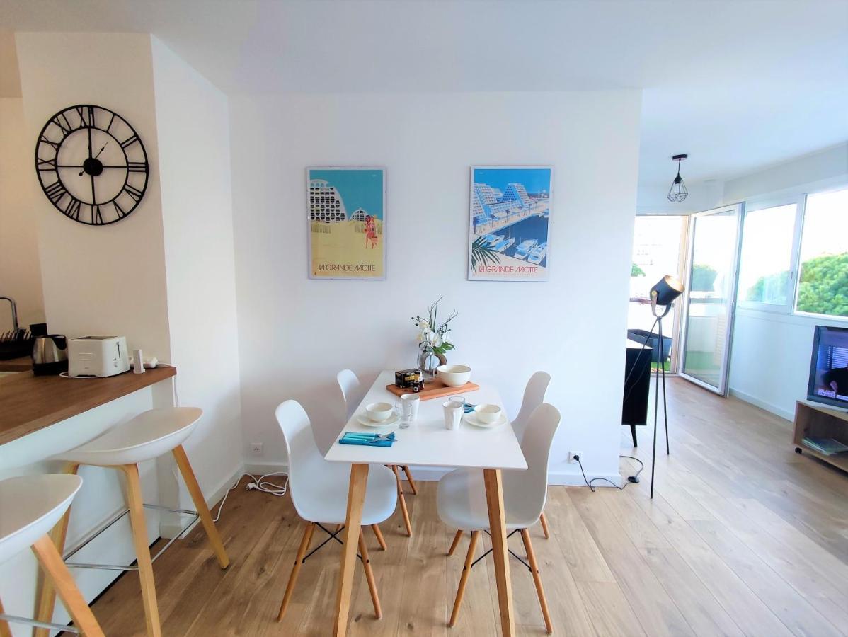 Apartamento Grand Voile - Hyper Centre, Climatisation, Vue Panoramique Sur L'Architecture De La Grande Motte Exterior foto