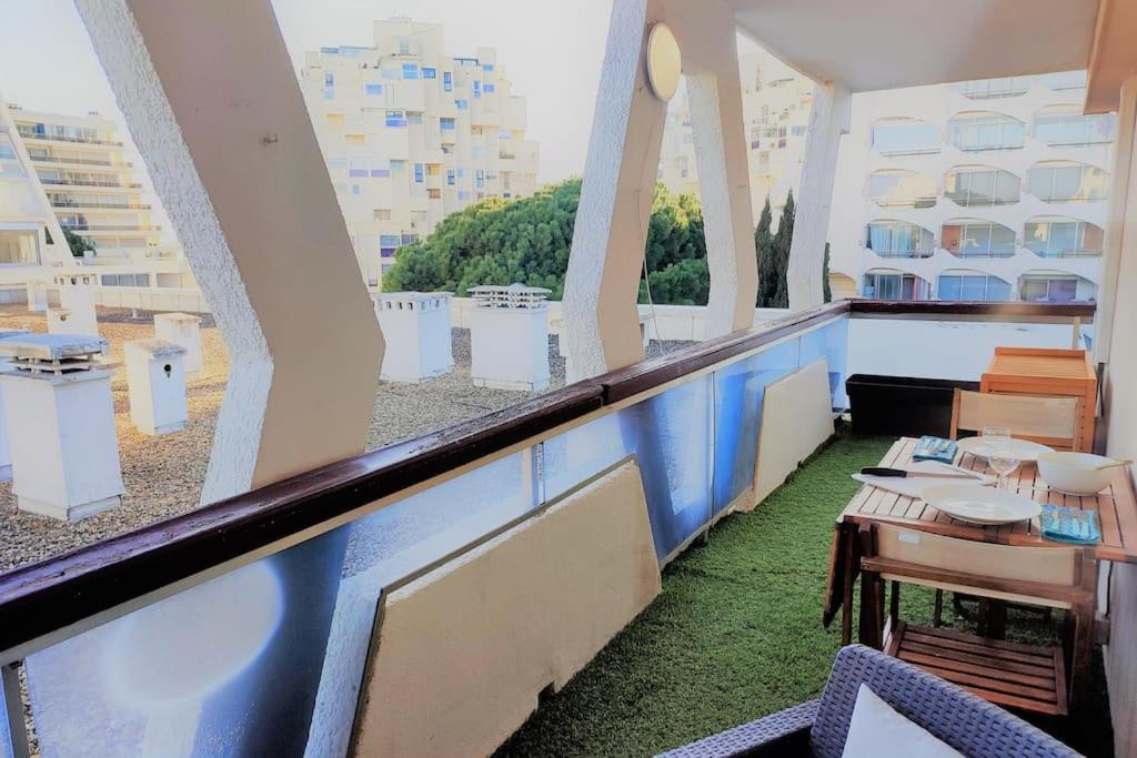 Apartamento Grand Voile - Hyper Centre, Climatisation, Vue Panoramique Sur L'Architecture De La Grande Motte Exterior foto